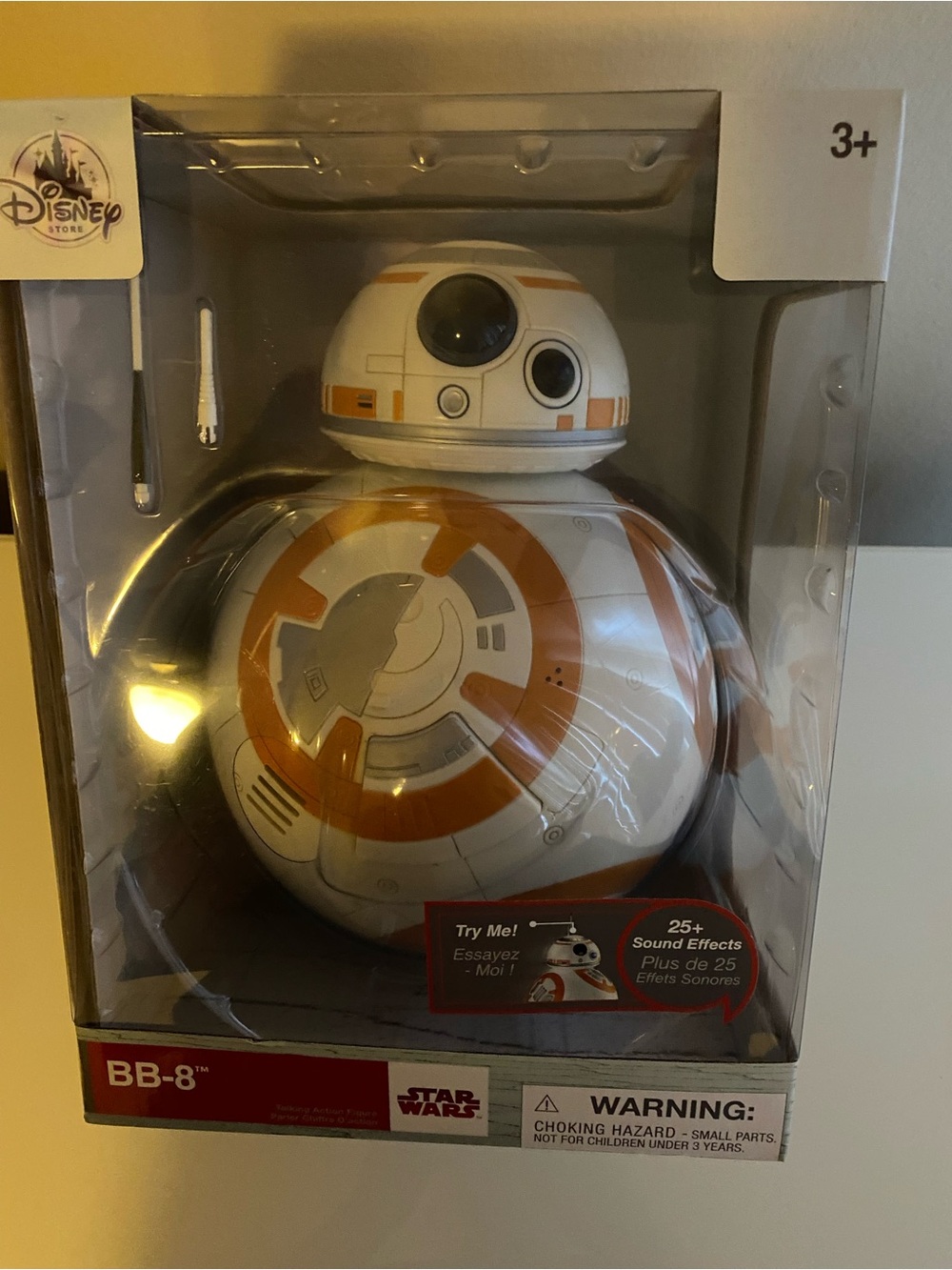 NEW DISNEY STORE NEW Star Wars BB-8 Talking Droid toy 25+ sound effects